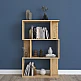 Βιβλιοθήκη Kadu pakoworld σε oak απόχρωση  72x22x108εκ