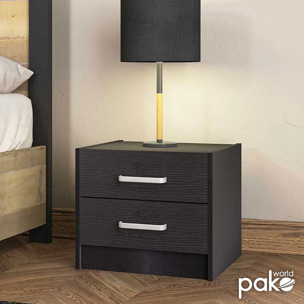Κομοδίνο OLYMPUS pakoworld χρώμα wenge 47,5x40,5x40,5εκ.