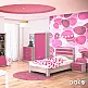 Κρεβάτι παιδικό Looney pakoworld σε χρώμα castillo-ροζ 100x200εκ