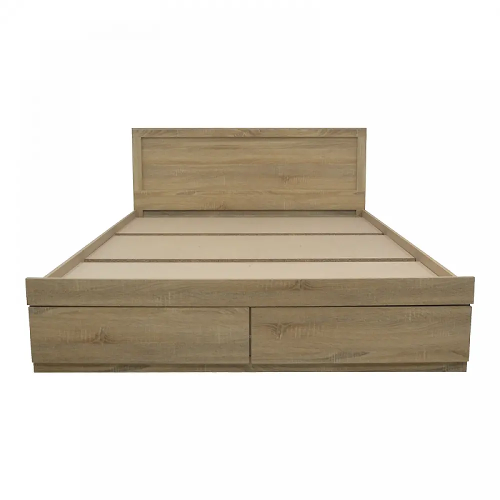 Κρεβάτι Olympus pakoworld με συρτάρι σε sonoma απόχρωση 150x200εκ Κρεβάτι Olympus pakoworld με συρτάρι σε sonoma απόχρωση 150x200εκ