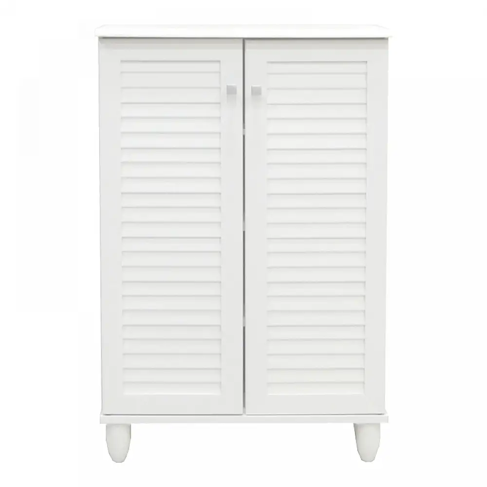 Παπουτσοθήκη-ντουλάπι Santo pakoworld 10 ζεύγων σε λευκή απόχρωση 60x34.5x91.5εκ