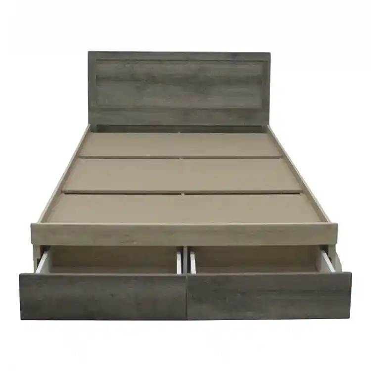 Κρεβάτι ημίδιπλο Olympus pakoworld με συρτάρι castillo toro 120x200εκ