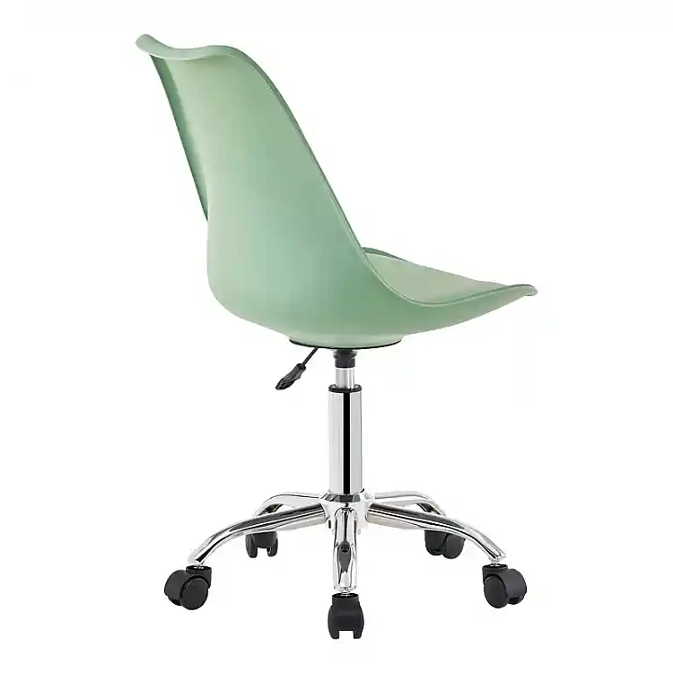 Καρέκλα γραφείου Gaston II pakoworld μέντα pp-pu 48x57x77-90εκ