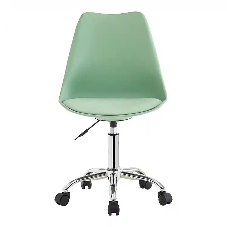 Καρέκλα γραφείου Gaston II pakoworld μέντα pp-pu 48x57x77-90εκ
