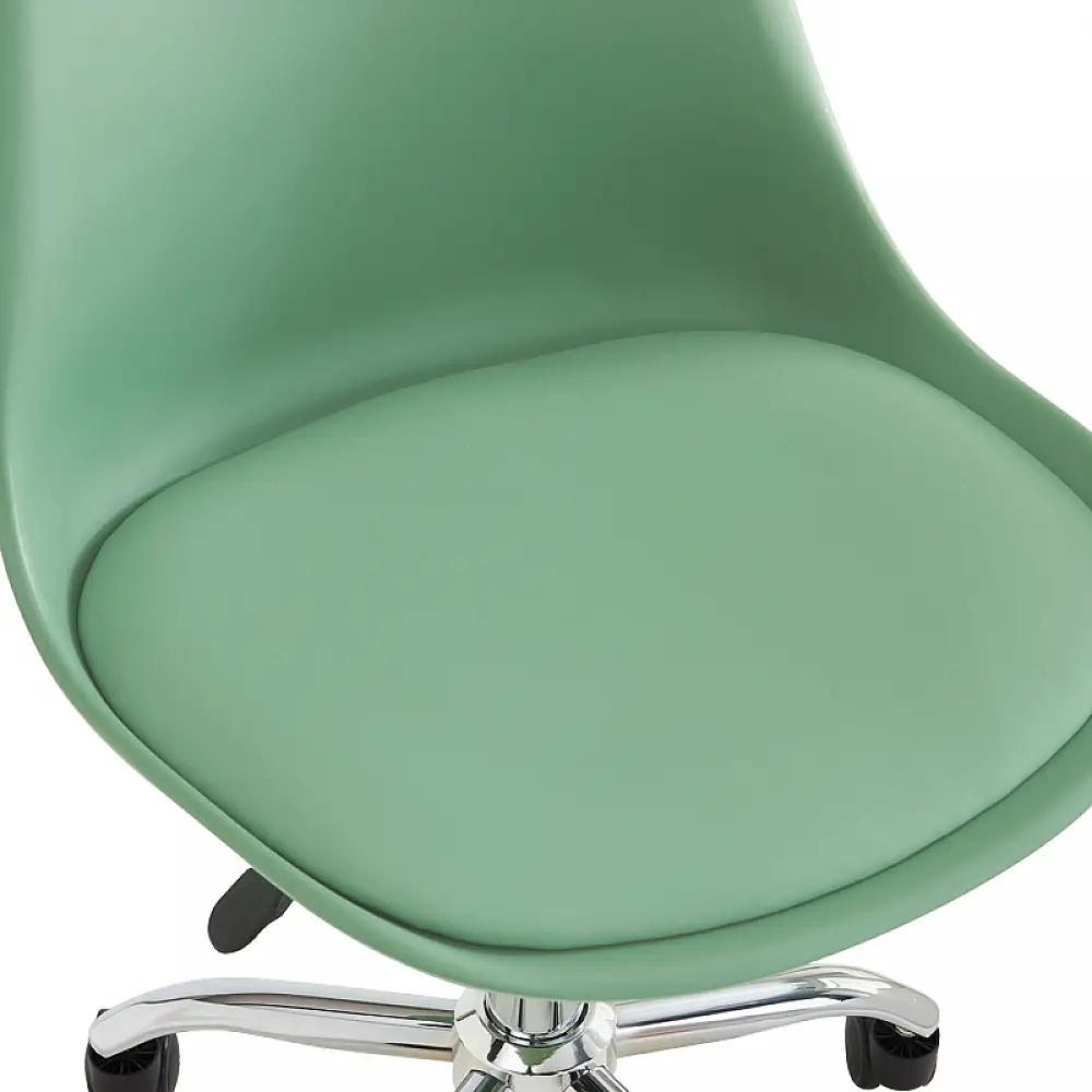 Καρέκλα γραφείου Gaston II pakoworld μέντα pp-pu 48x57x77-90εκ