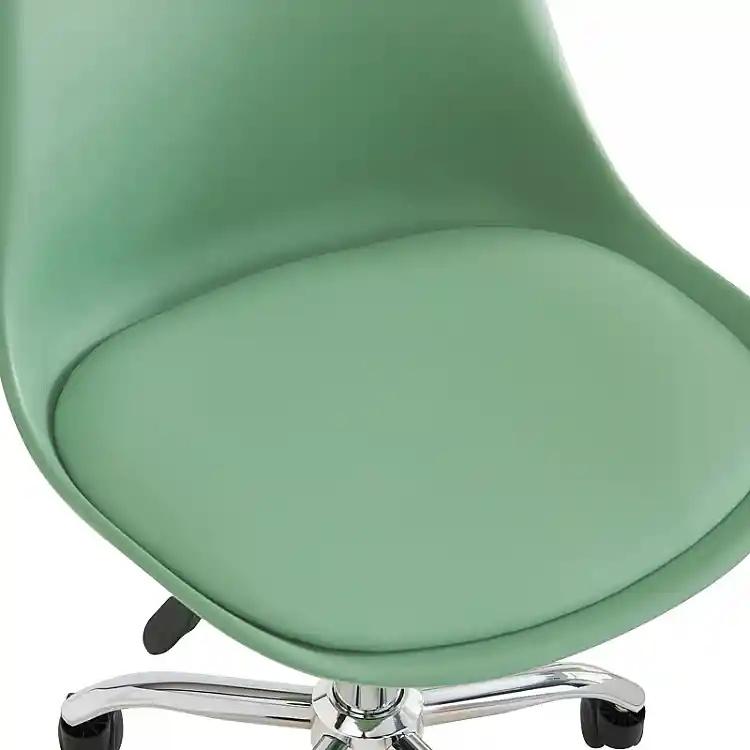 Καρέκλα γραφείου Gaston II pakoworld μέντα pp-pu 48x57x77-90εκ