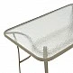 Τραπέζι Ensure pakoworld μέταλλο σαμπανιζέ-γυαλί 140x80x70εκ Τραπέζι Ensure pakoworld μέταλλο σαμπανιζέ-γυαλί 140x80x70εκ