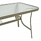Τραπέζι Ensure pakoworld μέταλλο σαμπανιζέ-γυαλί 140x80x70εκ Τραπέζι Ensure pakoworld μέταλλο σαμπανιζέ-γυαλί 140x80x70εκ