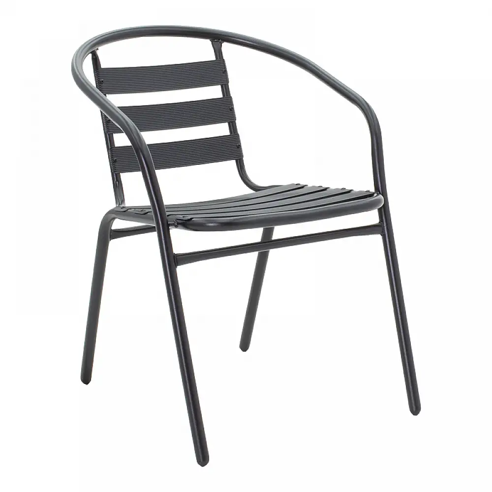 Τραπεζαρία Tade-Ensure pakoworld 5τεμ μέταλλο-γυαλί σε μαύρη απόχρωση 140x80x70εκ