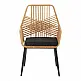 Πολυθρόνα Tanish pakoworld rattan φυσικό-πόδι μαύρο μέταλλο 58x58.5x87εκ Πολυθρόνα Tanish pakoworld rattan φυσικό-πόδι μαύρο μέταλλο 58x58.5x87εκ