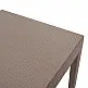 Τραπέζι Gabi pakoworld PP χρώμα μόκα 80x80x77εκ Τραπέζι Gabi pakoworld PP χρώμα μόκα 80x80x77εκ