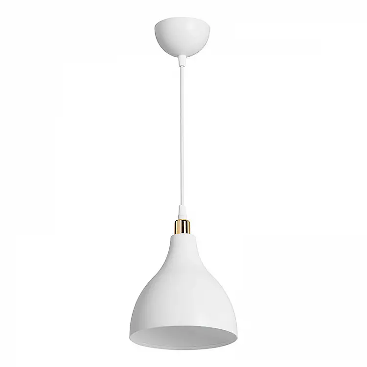 Φωτιστικό οροφής μονόφωτο Lofty pakoworld Ε27 λευκό Φ18x22εκ