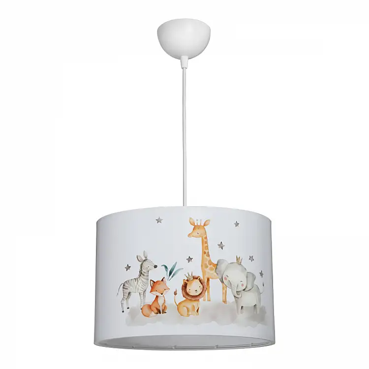 Παιδικό φωτιστικό οροφής Tots pakoworld led E27 πολύχρωμο PVC Φ30x20εκ