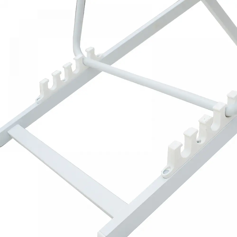 Σεζλόνγκ επαγγελματική Corte pakoworld αλουμίνιο λευκό-textilene μπεζ