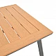 Τραπέζι Griffith pakoworld μαύρο αλουμίνιο και plywood σε φυσική απόχρωση 160x80x74εκ Τραπέζι Griffith pakoworld μαύρο αλουμίνιο και plywood σε φυσική απόχρωση 160x80x74εκ