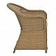 Πολυθρόνα κήπου Hadrian pakoworld rattan καφέ- textilene μπεζ 57x70x85εκ Πολυθρόνα κήπου Hadrian pakoworld rattan καφέ- textilene μπεζ 57x70x85εκ
