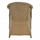 Πολυθρόνα κήπου Hadrian pakoworld rattan καφέ- textilene μπεζ 57x70x85εκ Πολυθρόνα κήπου Hadrian pakoworld rattan καφέ- textilene μπεζ 57x70x85εκ
