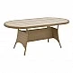 Τραπέζι Keir pakoworld rattan-αλουμίνιο καφέ 180x90x72εκ Τραπέζι Keir pakoworld rattan-αλουμίνιο καφέ 180x90x72εκ