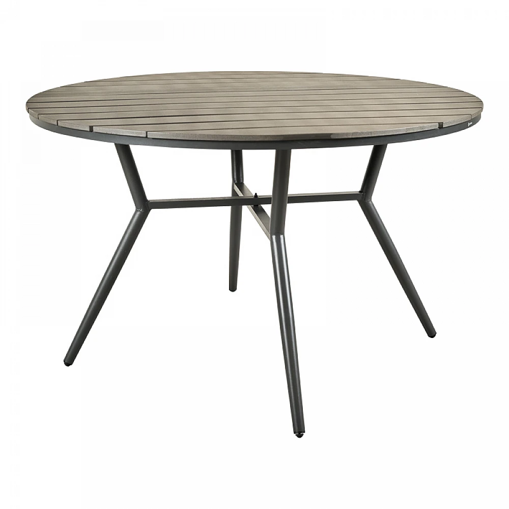 Τραπεζαρία Appa-Moly σετ 5τεμ pakoworld αλουμίνιο και plywood σε ανθρακί απόχρωση Φ120x74εκ Τραπεζαρία Appa-Moly σετ 5τεμ pakoworld αλουμίνιο και plywood σε ανθρακί απόχρωση Φ120x74εκ