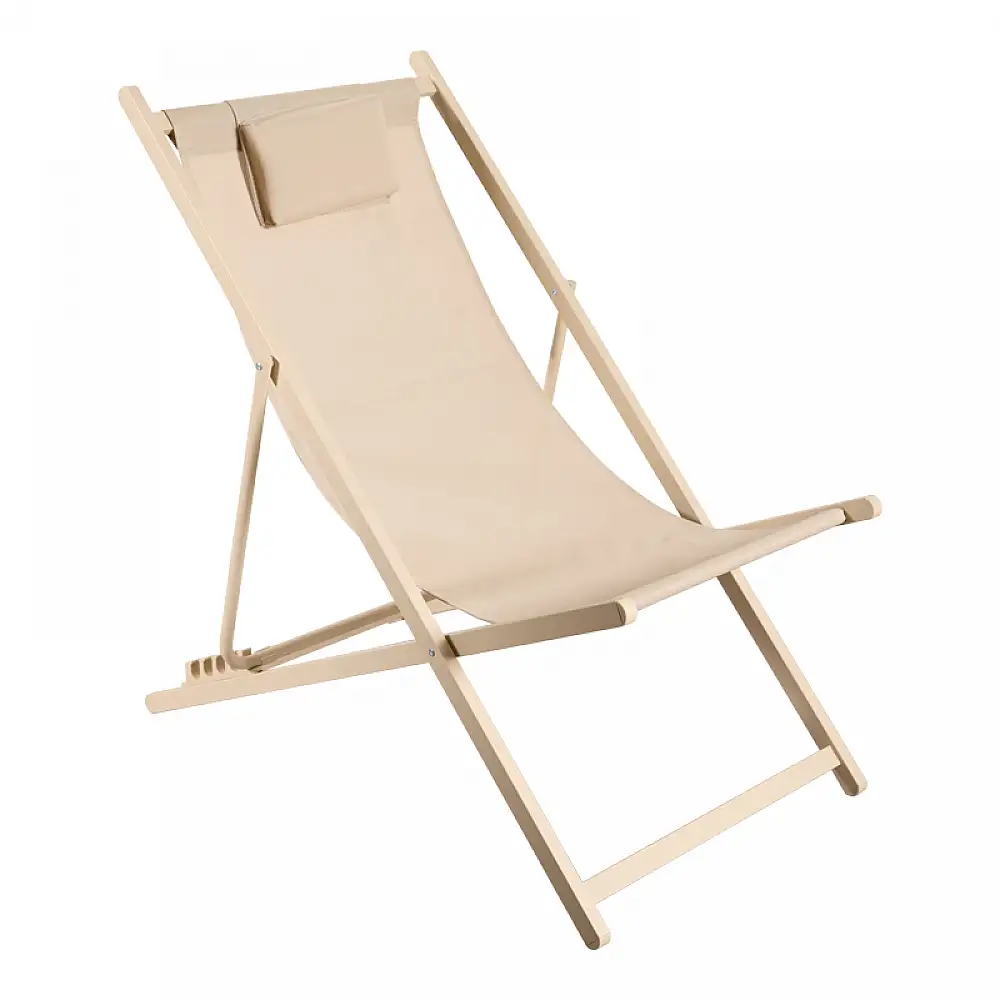 Σεζλόνγκ επαγγελματική Corte pakoworld σαμπανί αλουμινίου με textilene