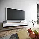 Έπιπλο τηλεόρασης επιτοίχιο Handra pakoworld λευκό-oak 180x31,5x29,5εκ Έπιπλο τηλεόρασης επιτοίχιο Handra pakoworld λευκό-oak 180x31,5x29,5εκ