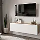 Έπιπλο τηλεόρασης επιτοίχιο Serit pakoworld λευκό-oak 100x31,5x29,5εκ Έπιπλο τηλεόρασης επιτοίχιο Serit pakoworld λευκό-oak 100x31,5x29,5εκ