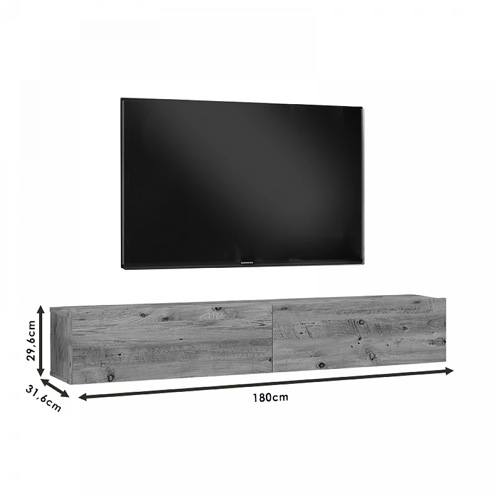 Έπιπλο τηλεόρασης επιτοίχιο Dello pakoworld sonoma 180x31.6x29.6εκ Έπιπλο τηλεόρασης επιτοίχιο Dello pakoworld sonoma 180x31.6x29.6εκ