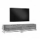 Έπιπλο τηλεόρασης επιτοίχιο Dello pakoworld sonoma 180x31.6x29.6εκ Έπιπλο τηλεόρασης επιτοίχιο Dello pakoworld sonoma 180x31.6x29.6εκ