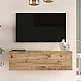 Έπιπλο τηλεόρασης επιτοίχιο Serit pakoworld sonoma 100x31.6x29.6εκ Έπιπλο τηλεόρασης επιτοίχιο Serit pakoworld sonoma 100x31.6x29.6εκ