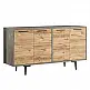 Μπουφές Jethro pakoworld sonoma-cement 138x40x73εκ Μπουφές Jethro pakoworld sonoma-cement 138x40x73εκ
