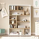 Βιβλιοθήκη Decora pakoworld σε φυσικό-λευκό απόχρωση 90x22x123.6εκ Βιβλιοθήκη Decora pakoworld σε φυσικό-λευκό απόχρωση 90x22x123.6εκ