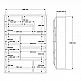 Βιβλιοθήκη Decora pakoworld σε φυσικό-λευκό απόχρωση 90x22x123.6εκ Βιβλιοθήκη Decora pakoworld σε φυσικό-λευκό απόχρωση 90x22x123.6εκ