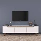 Έπιπλο τηλεόρασης Kasandra pakoworld λευκό-καρυδί 180x35x48,5εκ Έπιπλο τηλεόρασης Kasandra pakoworld λευκό-καρυδί 180x35x48,5εκ