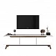 Έπιπλο τηλεόρασης Kasandra pakoworld λευκό-καρυδί 180x35x48,5εκ Έπιπλο τηλεόρασης Kasandra pakoworld λευκό-καρυδί 180x35x48,5εκ