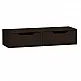 Κονσόλα επιτοίχια Alberto pakoworld σε wenge απόχρωση100x32.5x22εκ