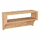 Κρεμάστρα Crosta pakoworld σε oak απόχρωση 80x28x40εκ