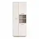 Ντουλάπα στήλη Norda pakoworld κρεμ με oak 199,5x40x80εκ