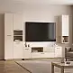 Σύνθετο σαλονιού Norda pakoworld κρεμ με oak 187x40x58,4εκ