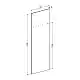Έπιπλο εισόδου Ansia pakoworld καρυδί oak 210x44,7x175εκ