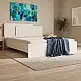 Κρεβάτι διπλό Lucabel pakoworld κρεμ 160x200εκ