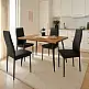 Τραπεζαρία Neve-Parker pakoworld σετ 5τμχ 120x80x75εκ