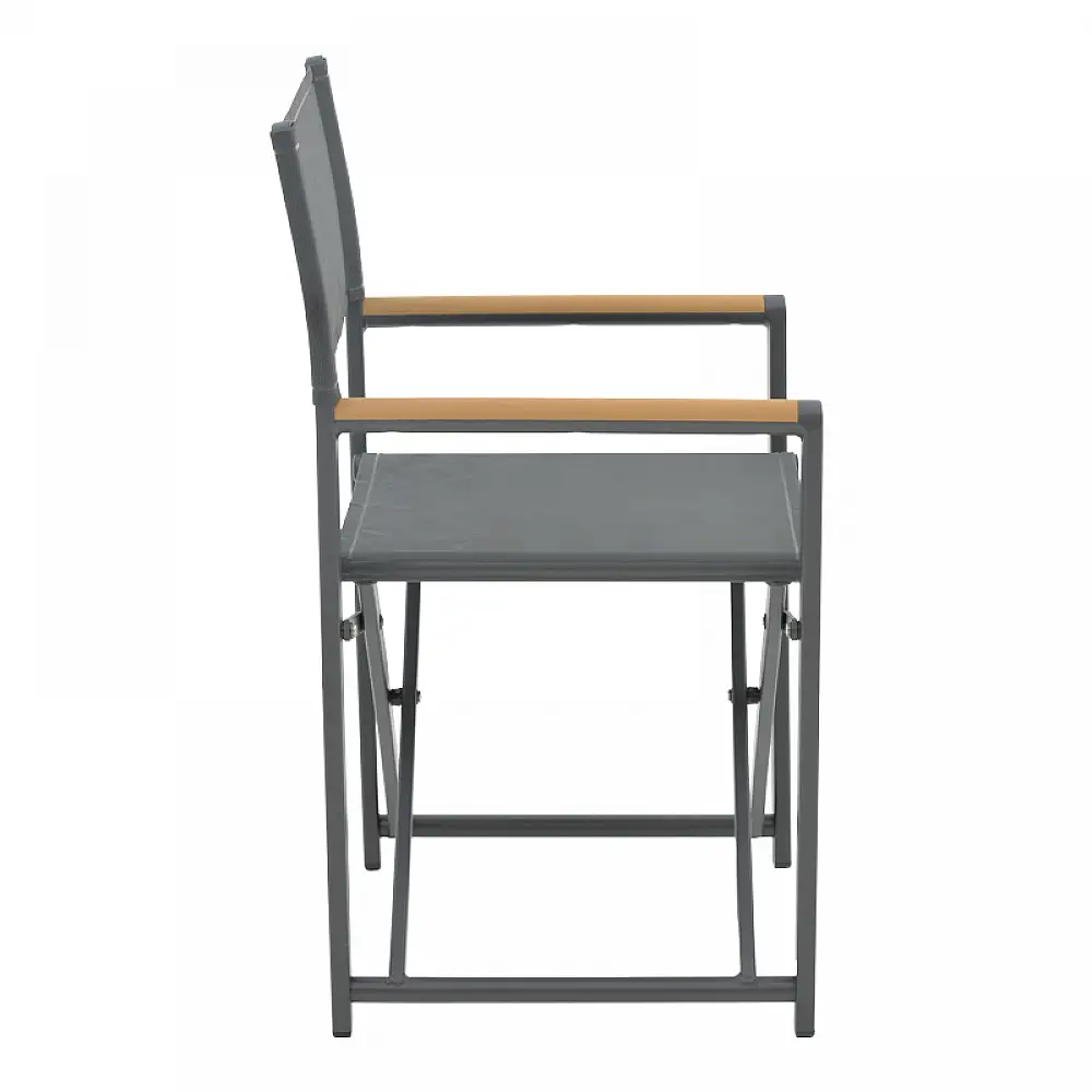 Τραπεζαρία Naoki-Kliton A σετ 5τεμ pakoworld ανθρακί αλουμίνιο και pe rattan σε φυσική απόχρωση 150x80x74εκ