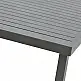 Τραπεζαρία Naoki-Kliton A σετ 5τεμ pakoworld ανθρακί αλουμίνιο και pe rattan σε φυσική απόχρωση 150x80x74εκ
