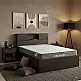 Κρεβάτι με στρώμα Olympus-Dreamer pakoworld wenge 120x200εκ