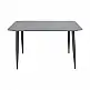 Τραπεζαρία Heven Vista pakoworld σετ 7τεμ ανθρακί αλουμίνιο 120x70x72εκ