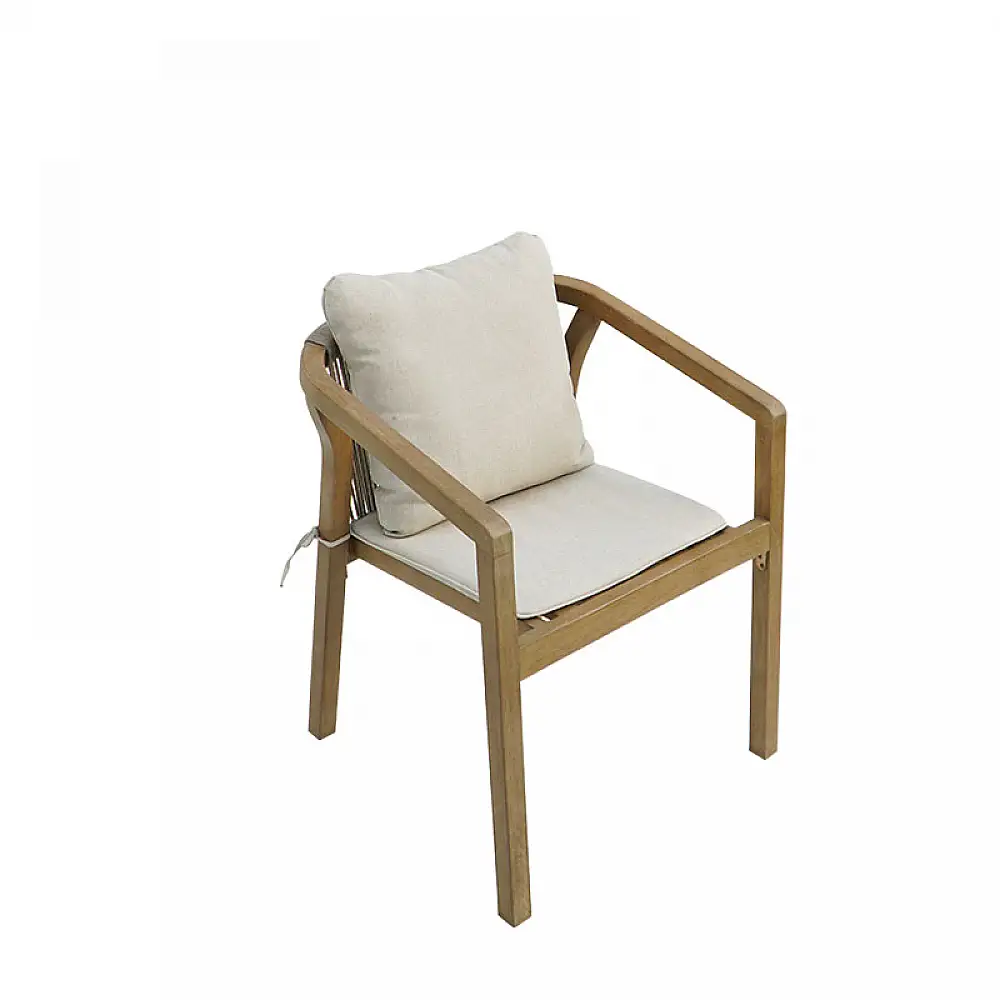 Τραπεζαρία Malibu pakoworld Σετ 9τεμ μασίφ ξύλο ακακίας 180x90x75εκ