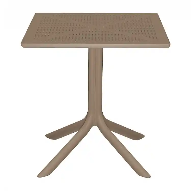 Τραπεζαρία Groovy Hush pakoworld σετ 3τεμ cappuccino PP 60x60x76εκ