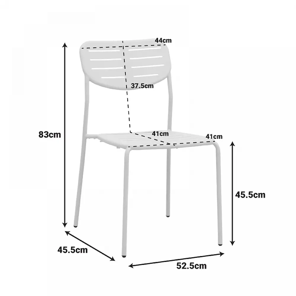 Τραπεζαρία Moraja Deraby Ι pakoworld σετ 5τεμ terracotta μέταλλο 140x80x72εκ