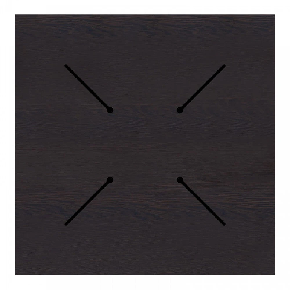 Επιφάνεια τραπεζιού Portico pakoworld HPL wenge 69x69εκ πάχους 12mm