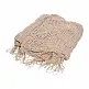 Δίχτυ σκίασης Shelto pakoworld μακραμέ poly-cotton σε μπεζ απόχρωση 400x400x27εκ